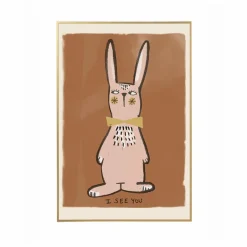 Online Grande affiche Lapin I see you Enfant Décoration Murale|Déco Murale Enfant