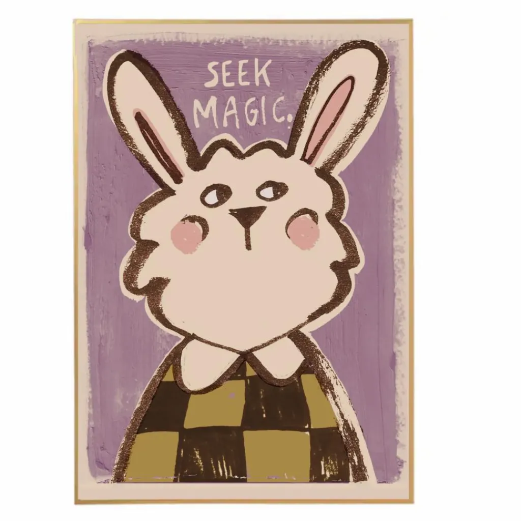 Clearance Grande affiche Lapin Seek magic Enfant Décoration Murale|Déco Murale Enfant