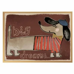 Sale Grande affiche Teckel | Enfant Décoration Murale|Déco Murale Enfant