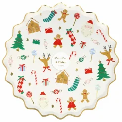 Online Grandes assiettes Joli Noël - set de 8 Enfant Décoration De Fête