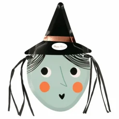 Grandes assiettes Sorcières en carton - Set de 8 Enfant Décoration De Fête