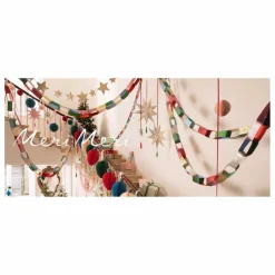 Hot Guirlande géante lampions de Noël Enfant Décoration De Fête