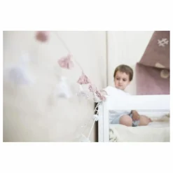 Outlet Guirlande pompons | Enfant Décoration Murale|Déco Murale Enfant