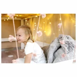 Outlet Guirlande pompons | Enfant Décoration Murale|Déco Murale Enfant