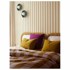 Outlet Housse de couette à rayures Malo | Lilas Enfant Linge De Lit Enfant|Linge De Lit