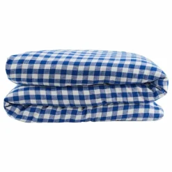 Best Housse de couette en lin lavé Vichy | Linge De Lit