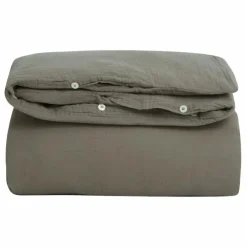 Clearance Housse de couette Géranium en mousseline de coton | Linge De Lit