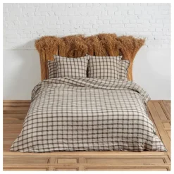 Discount Housse de couette Highlands en lin lavé | Linge De Lit