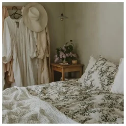 New Housse de couette Honeysuckle en mousseline de coton | Linge De Lit