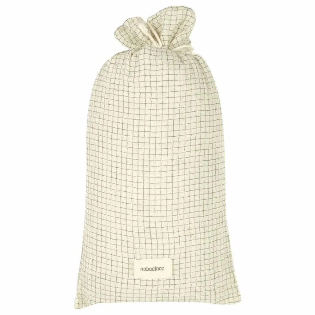 New Housse de couette Wabi-Sabi Blue Grid | Enfant Linge De Lit Enfant