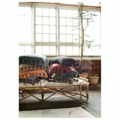 New Housse de coussin avec pompons | Coussins