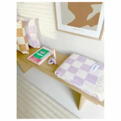 Clearance Housse de coussin en laine Damier | Enfant Coussins|Coussins Enfant