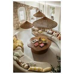 Clearance Housse de coussin vichy en lin Piana II | Coussins