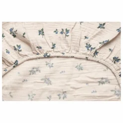 Outlet Housse de matelas à langer Blueberry en mousseline de coton | Puériculture|Tables À Langer