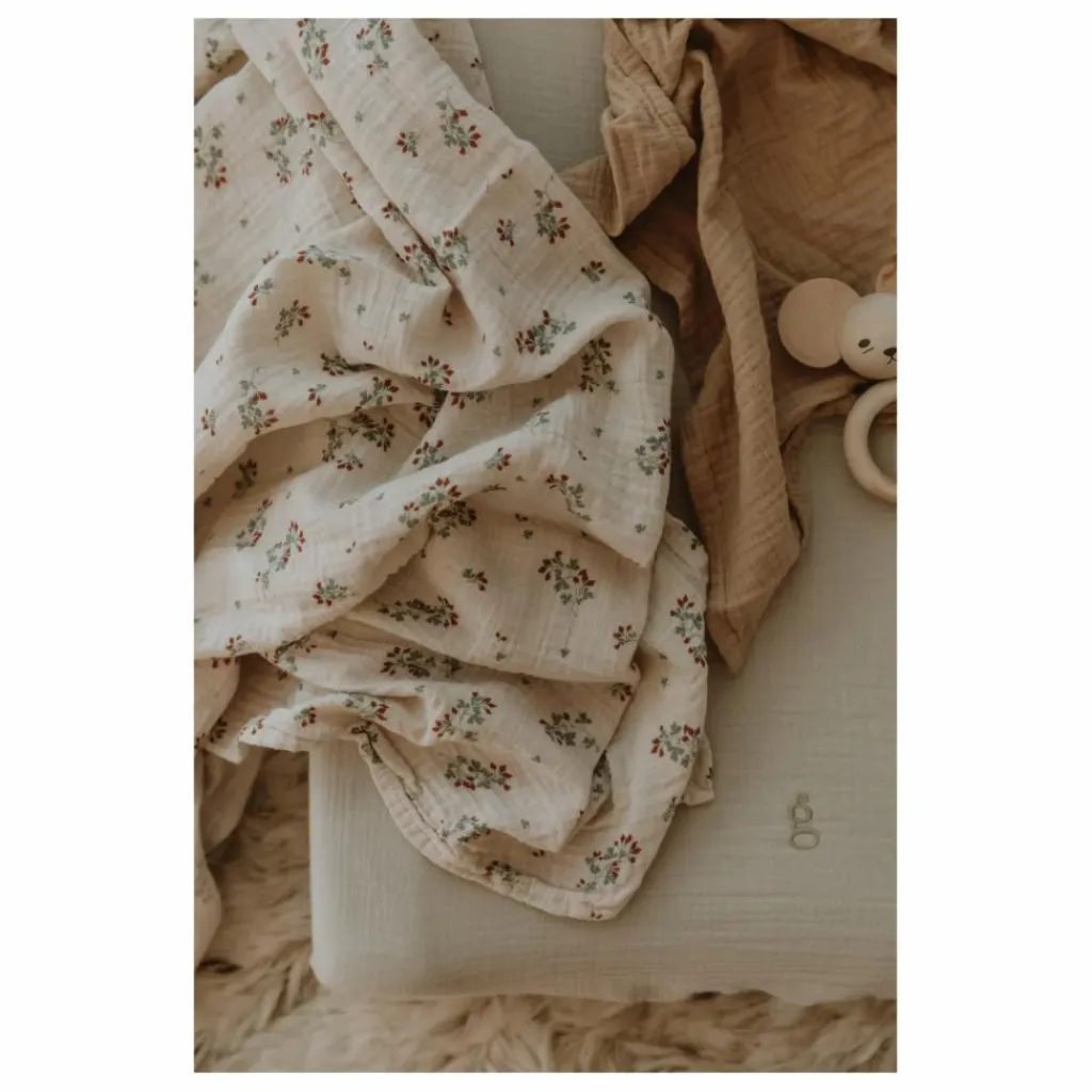 Online Housse de matelas à langer en mousseline de coton Puériculture|Tables À Langer