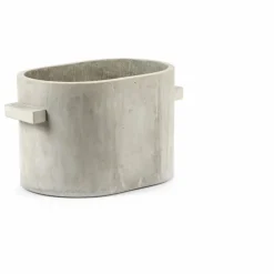 Clearance Jardinière Oval en béton | Vases, Objets Déco