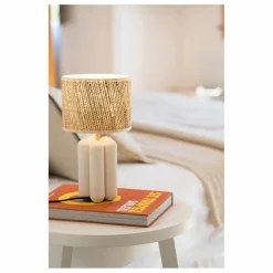 Sale Lampe à poser abat-jour en raphia Charlotte | Luminaires