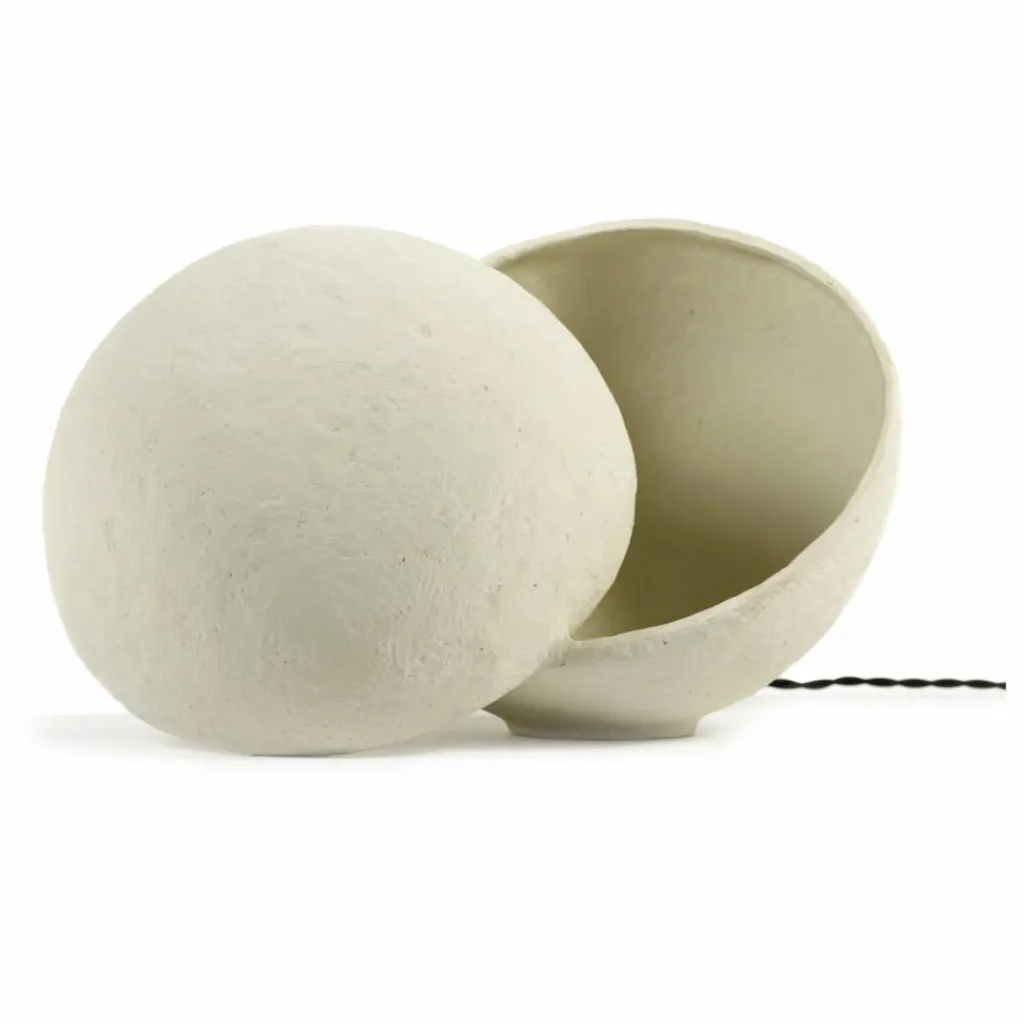 Sale Lampe à poser Earth ronde en papier maché | Luminaires