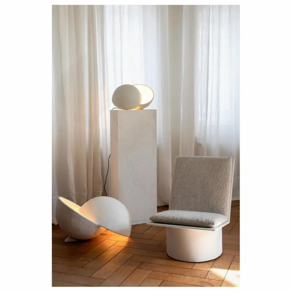 Sale Lampe à poser Earth ronde en papier maché | Luminaires