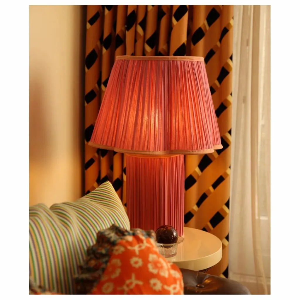 Outlet Lampe à poser en soie Myra | Luminaires