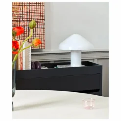 Hot Lampe à poser Pao en verre opale | Luminaires