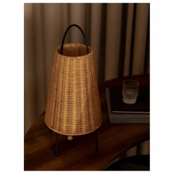 Sale Lampe à poser Porti en rotin Luminaires