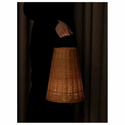 Sale Lampe à poser Porti en rotin Luminaires