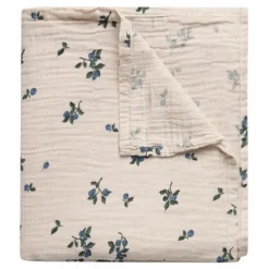 Clearance Lange Blueberry en mousseline de coton | Langes|Puériculture