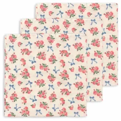 Outlet Langes en coton bio Bella Rosita - Set de 3 | Langes|Puériculture