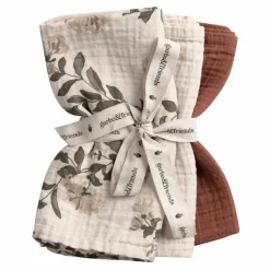 Discount Langes Honeysuckle en mousseline de coton - Set de 3 | Langes|Puériculture