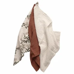 Discount Langes Honeysuckle en mousseline de coton - Set de 3 | Langes|Puériculture