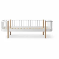 Lit banquette Wood 90x200 cm en chêne Enfant Lits, Matelas Enfant
