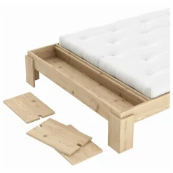 Best Lit en bois Layers Bench Lits, Tables De Chevet