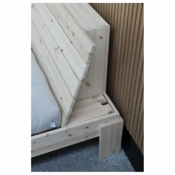 Best Lit en bois Layers Headboard Lits, Tables De Chevet