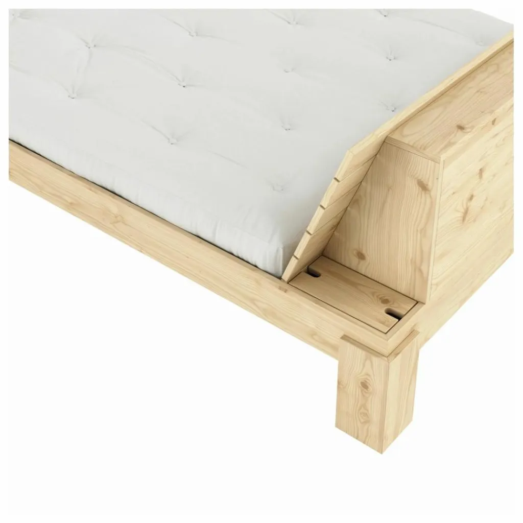 Best Lit en bois Layers Headboard Lits, Tables De Chevet