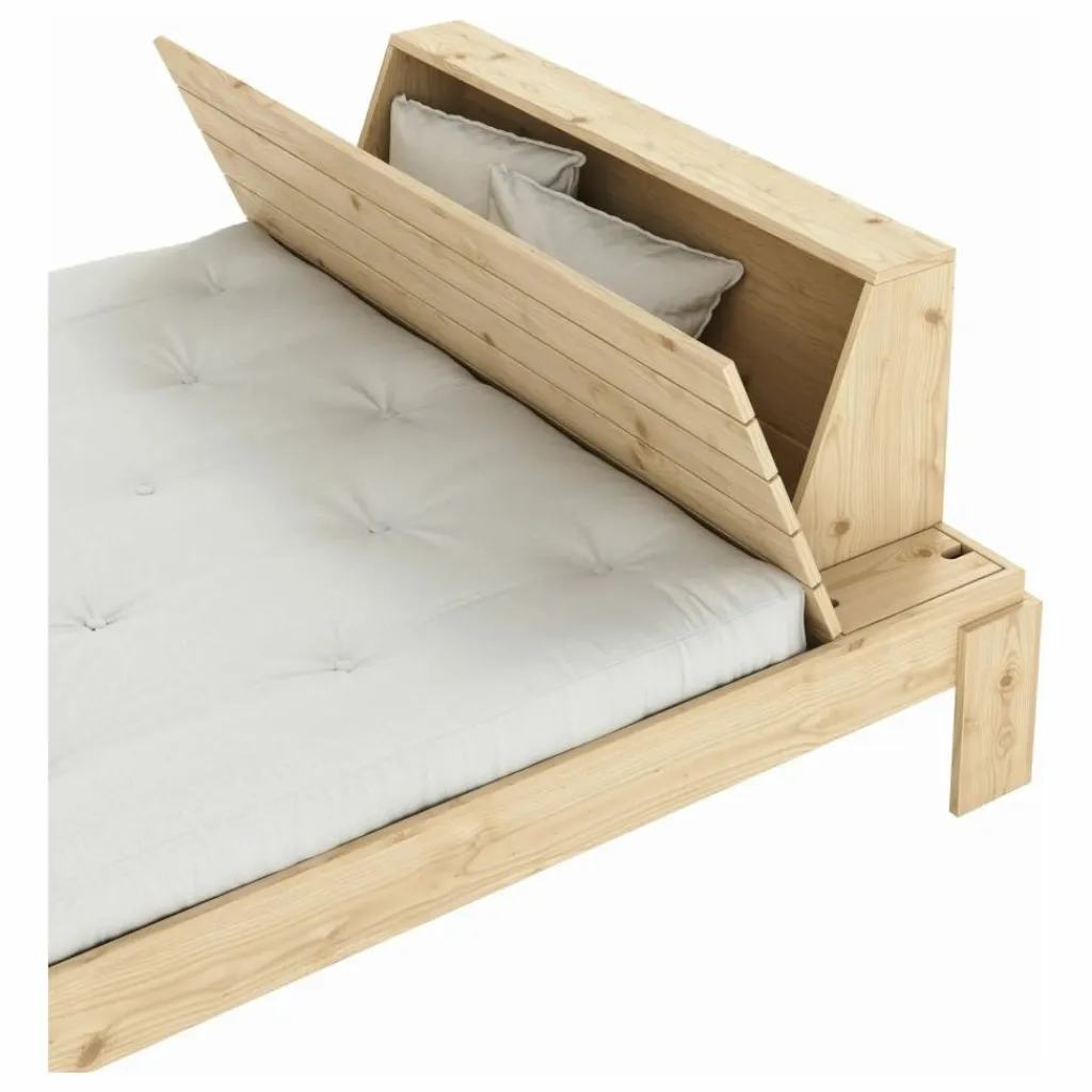 Best Lit en bois Layers Headboard Lits, Tables De Chevet