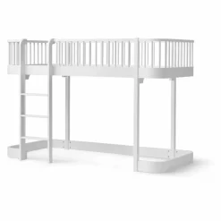 Lit mezzanine mi-haut Wood Original 90x200 cm | Enfant Lits, Matelas Enfant