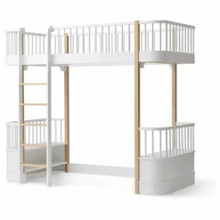 Outlet Lit mezzanine Wood 90x200 cm en | Enfant Lits, Matelas Enfant