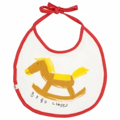 Outlet Lot 2 Bavoirs Cheval Gaze de Coton Bio | Bavoirs, Langes