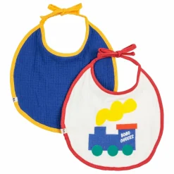 Discount Lot 2 Bavoirs Train Gaze de Coton Bio | Bavoirs, Langes