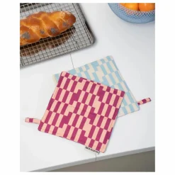 Best Maniques carrées en coton bio Berry Jam - Set de 2 Linge De Table|Art De La Table