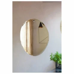 Hot Miroir extra plat biseauté - forme aléatoire ovale 50x66 cm Miroirs