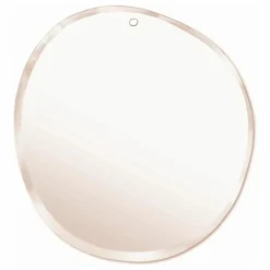 Sale Miroir extra plat biseauté-forme aléatoire rond 47x50 cm Miroirs
