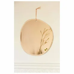 Sale Miroir extra plat biseauté-forme aléatoire rond 47x50 cm Miroirs