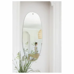 Clearance Miroir extra plat biseauté - forme aléatoire ovale 45x95 cm Miroirs