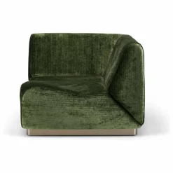 Outlet Module d'angle Rotondo en velours côtelé brillant | Canapés, Fauteuils