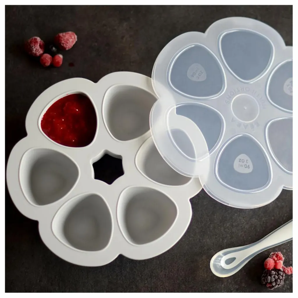 Moule multiportions en silicone - 6x90 ml | Premiers Repas|Puériculture