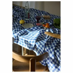 Discount Nappe en lin lavé Vichy | Linge De Table|Art De La Table