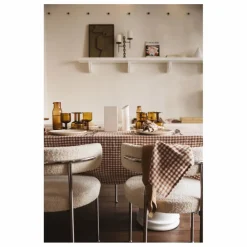 Hot Nappe en lin lavé vichy | Linge De Table|Art De La Table