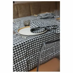 Discount Nappe en lin lavé vichy | Linge De Table|Art De La Table